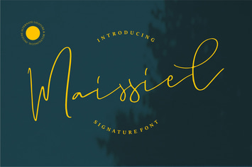 Maissiel | Signature Font