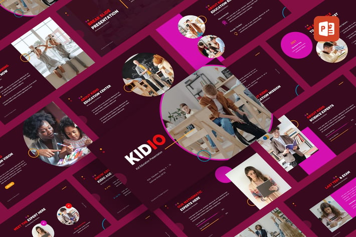 Kidio - Kids Education PowerPoint Template