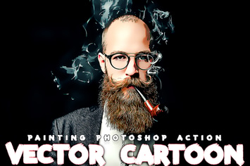 Vector Cartoon Photoshop Action