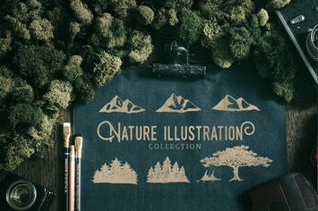Vintage grunge logo creator
