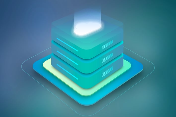Cloud Hosting Server Isometric 2