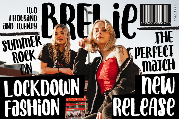 Brelie - Brush Handwritten Font
