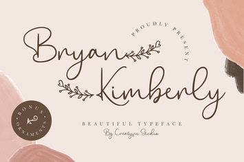 Bryan Kimberly Beautiful Typeface