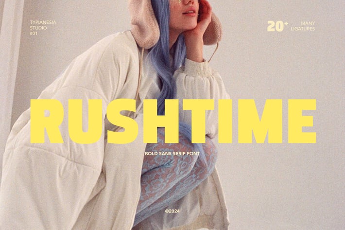 Rushtime - Modern Bold Sport Sans Serif Font