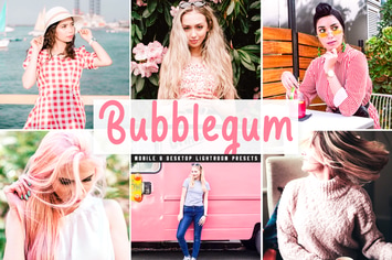 Bubblegum Mobile & Desktop Lightroom Presets