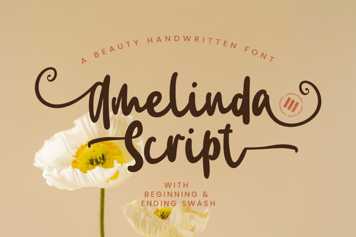 Amelinda Script - A Handwritten Font