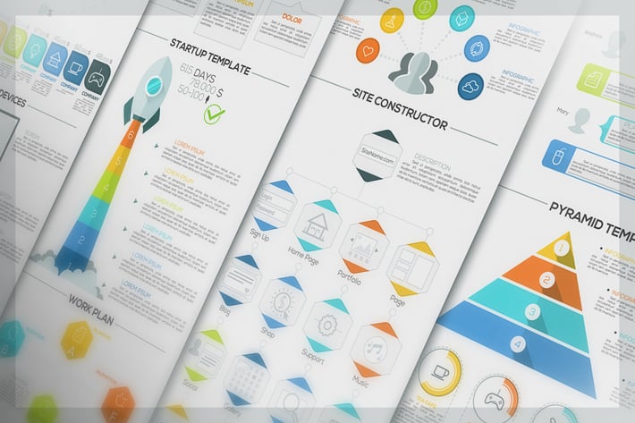 Pure Flat Infographic