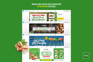 Organic Farm and Healthy Food Facebook Cover