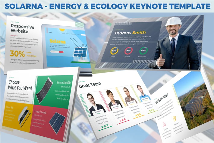 Solarna - Energy & Ecology Keynote Template