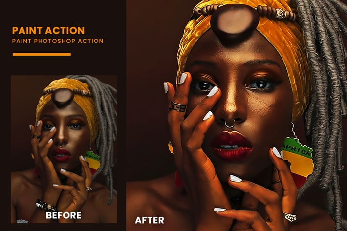 Paint Photoshop Action