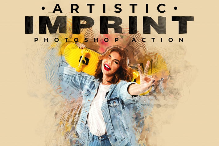 Artistic Imprint Photoshop Action