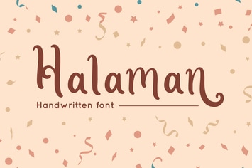 Halaman - Handwritten Font
