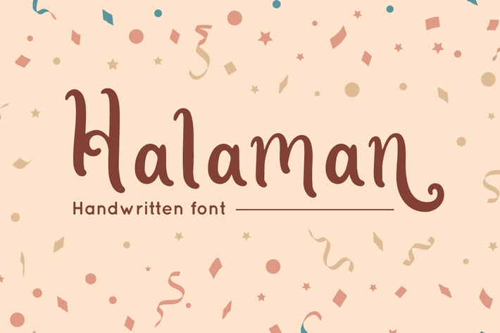 Halaman - Handwritten Font