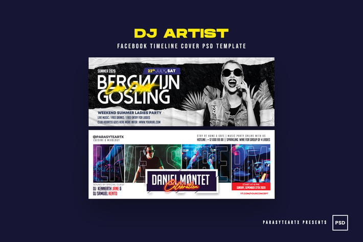 DJ Artist Facebook Cover