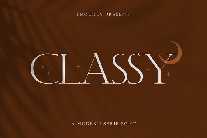 Classy – Modern Serif Font