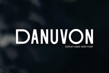 Danuvon - Display Sans Serif