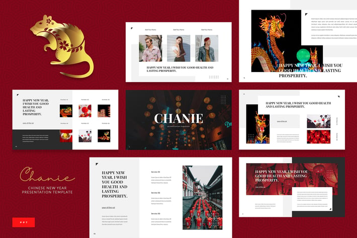 Chanie - Chinese New Year Powerpoint Template