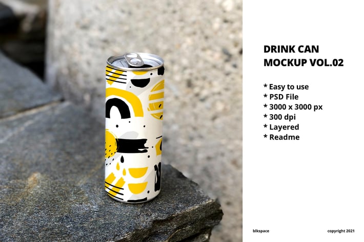 Drink Can Mockup Vol.02