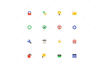Business and protection - material design icons