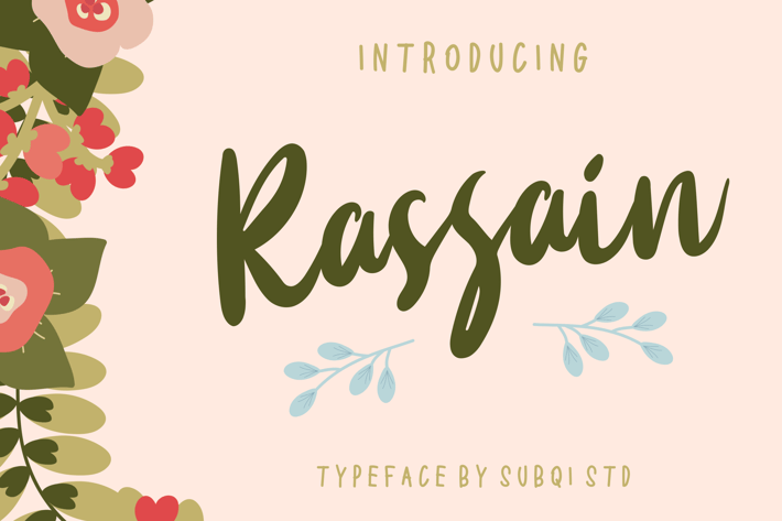AMR Rassain Typeface