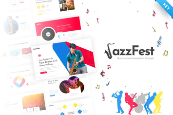 JazzFest - Creative Music Event Keynote Template