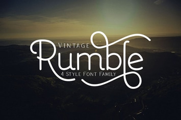 Rumble 4 Font