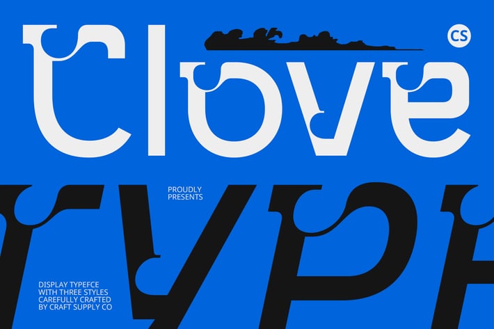 Clove – Display Font