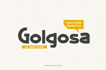 Golgosa - Comic & Kids Font