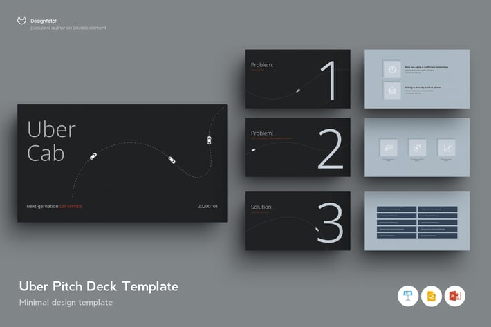 Pitch Deck Template - Based on UBER 