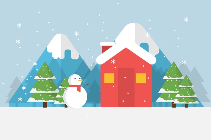 Winter - Illustration Background