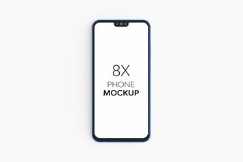 8X Phone Mockup