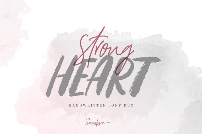 Strong Heart - Font Duo