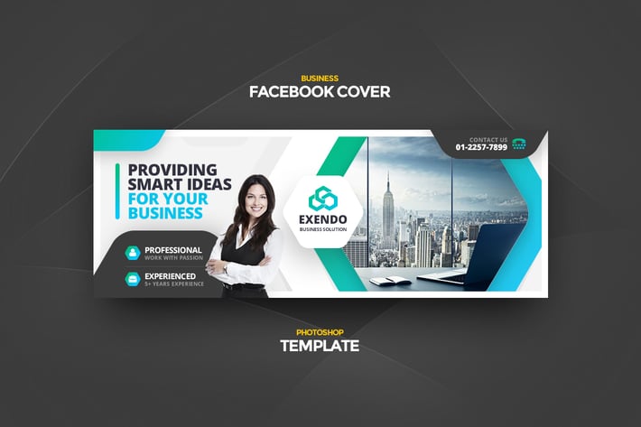 Exendo Business Facebook Cover Template