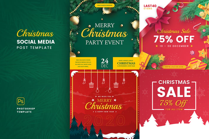 Christmas Social Media Post Template