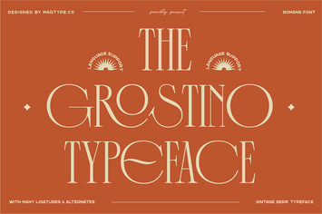 The Grostino Display Typeface