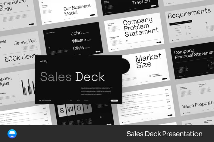 Minimalist Sales Deck