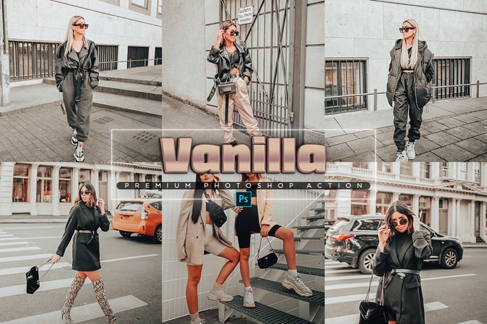 Vanilla Photoshop Action