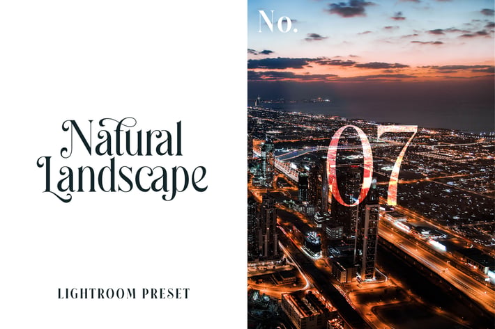 Lightroom Preset - Natural Landscape No.07