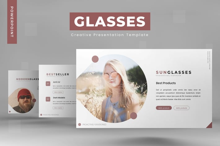 Glasses - Powerpoint Template