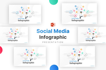 Social Media and Technology Icons Infographic