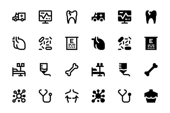 34 Medicine Icons