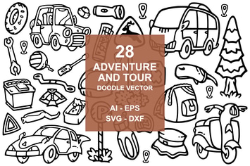 28 Adventure doodles