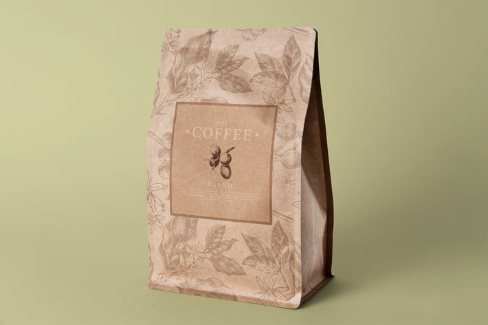 Coffee Craft Bag Mockup