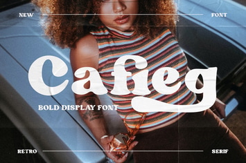 Cafieg - Bold Display Font
