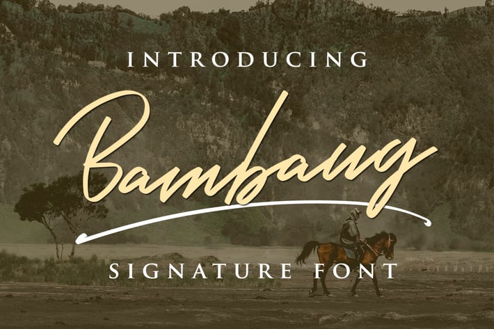 Bambang - Signature Font