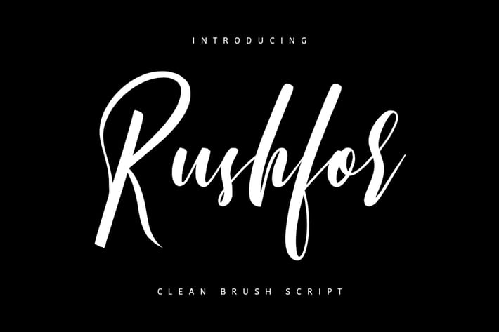 Rushfor Typeface