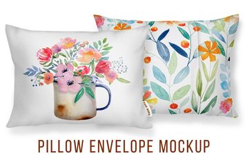 Envelope Cushion Mockup