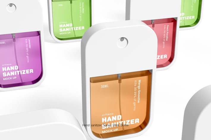 Hand Sanitizer Spray Bottle 38ml Set
