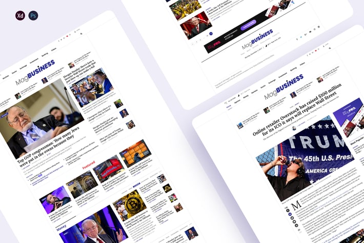 MagBusiness - Magazine & newspaper template