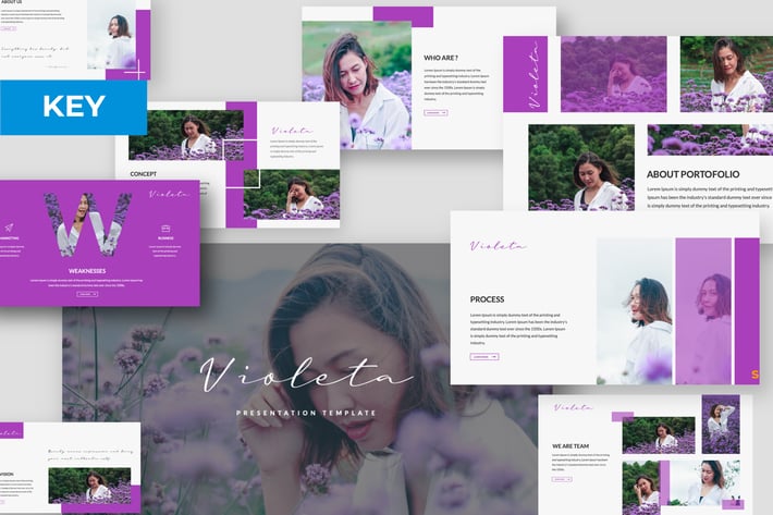 Violeta Keynote Template